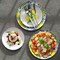 32 Count Tuscan Design Paper Plates Combo Set Elegant Disposable Dinnerware 10 inch + 8 inch